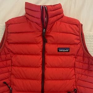 Patagonia Vibrant Red/Orange Insulated Vest